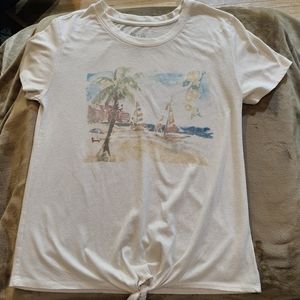 Zoe + Liv Off White Graphic T-Shirt'